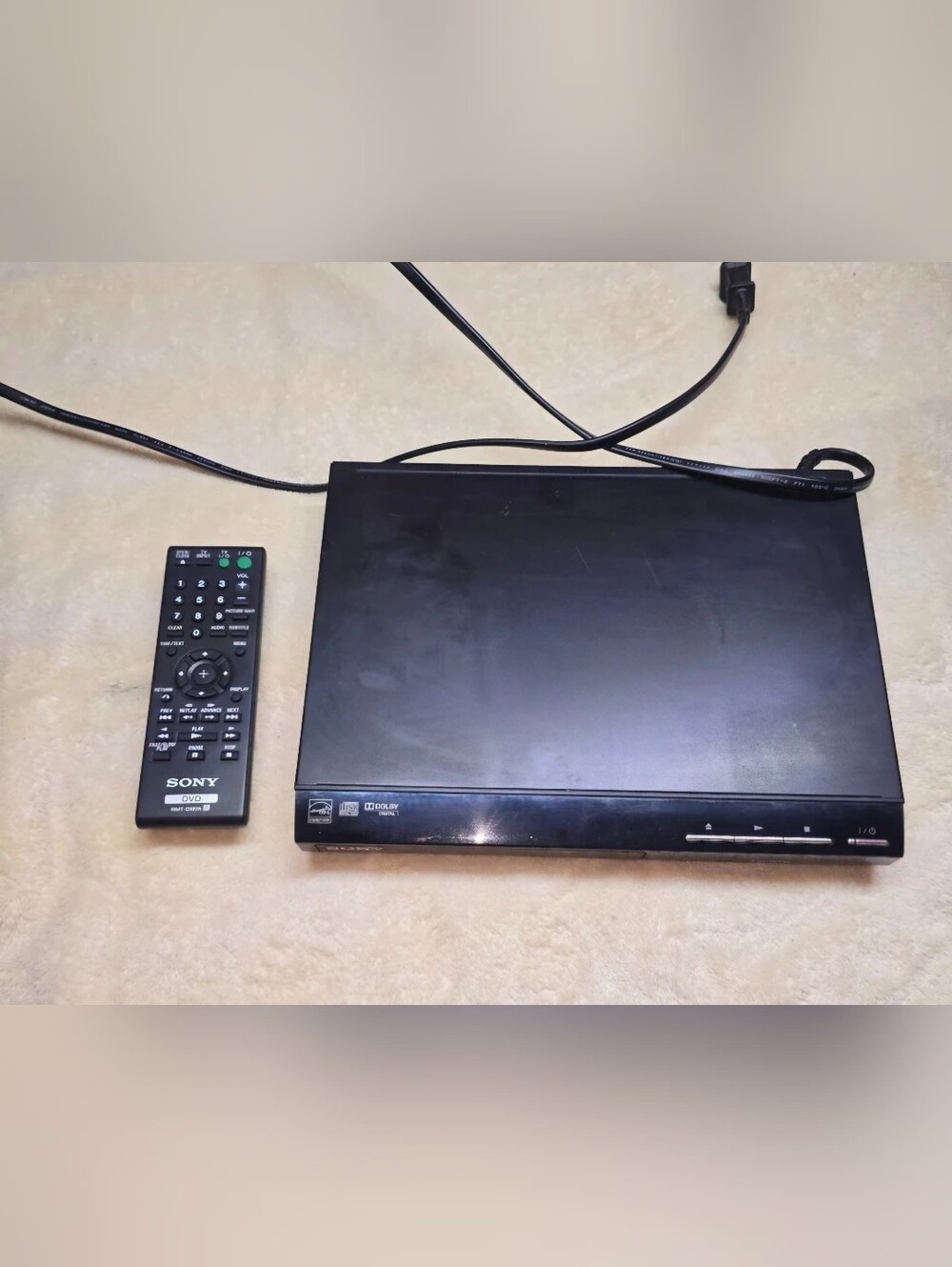 Sony DVP-SR510H HDMI DVD Player With Remote|Black|Preowned|Works
